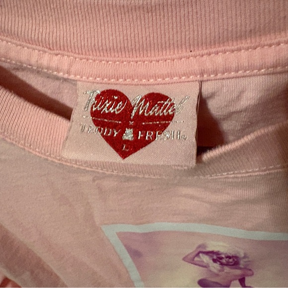 Trixie Mattel x Teddy Fresh polaroid long sleve shirt - Picture 2 of 4